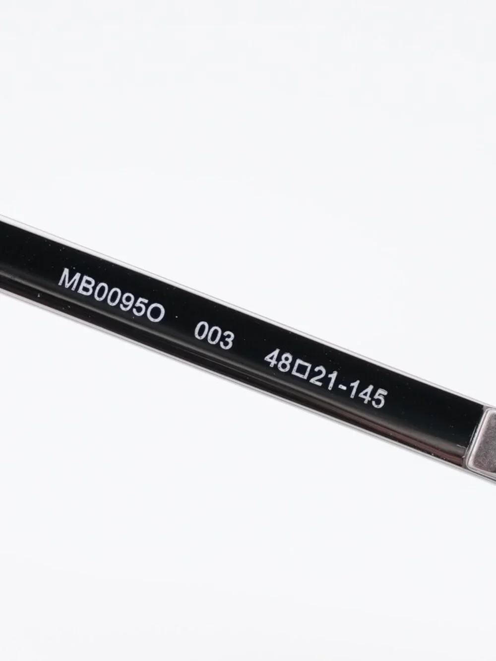 Montblanc MB0095O 003 Square Eyeglasses 48mm –  Ruthenium